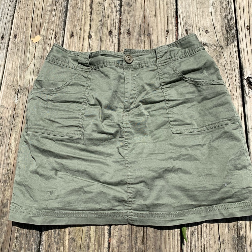 St. John’s Bay Olive Green Skirt W/ Shorts Inside